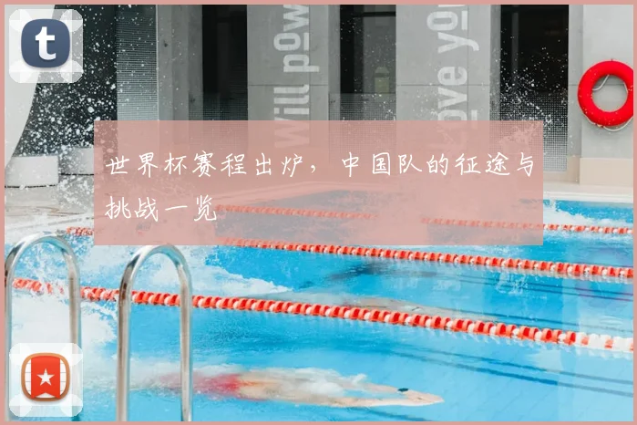 世界杯赛程出炉，中国队的征途与挑战一览